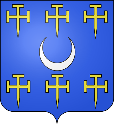 Blason de la commune Aubigné-Racan