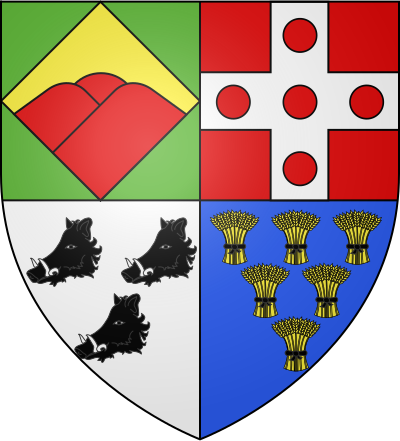 Blason de la commune Courcemont