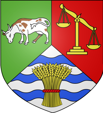 Blason de la commune Courcival