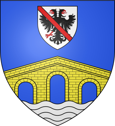 Blason de la commune Pontvallain