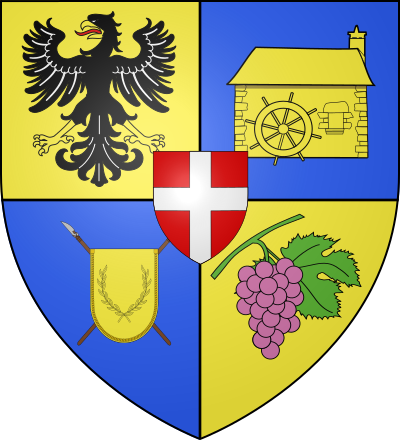 Blason de la commune Arbin