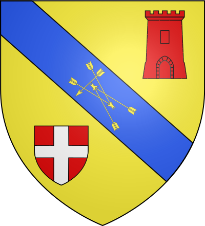 Blason de la commune La Bâthie