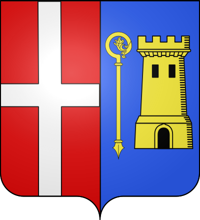 Blason de la commune Saint-Baldoph