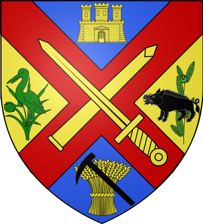 Blason de la commune Sonnaz