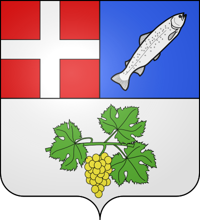Blason de la commune Frangy