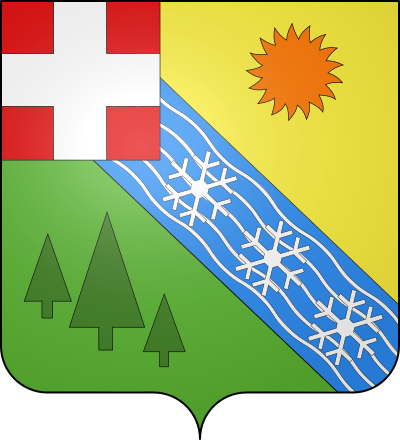 Blason de la commune Monnetier-Mornex
