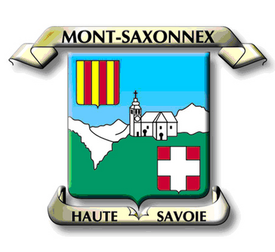 Blason de la commune Mont-Saxonnex