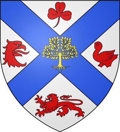 Blason de la commune Beauval-en-Caux