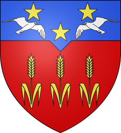 Blason de la commune Cauville-sur-Mer