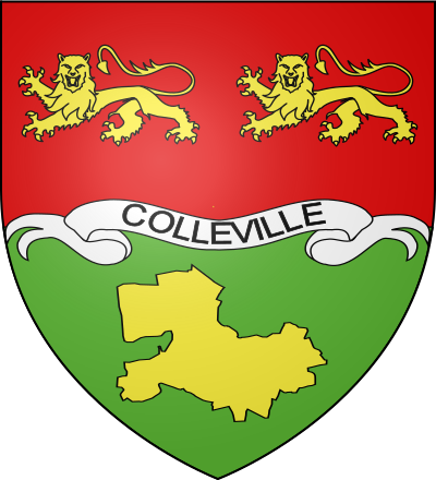 Blason de la commune Colleville