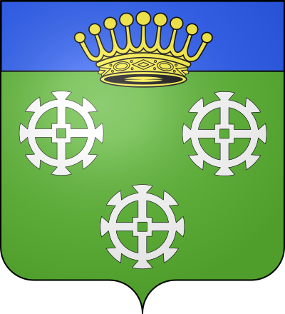 Blason de la commune Contremoulins