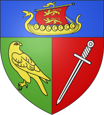 Blason de la commune Criquetot-sur-Longueville