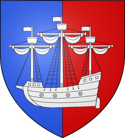 Blason de la commune Dieppe