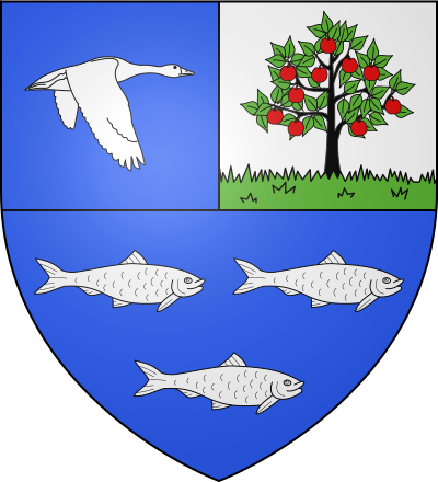 Blason de la commune Duclair