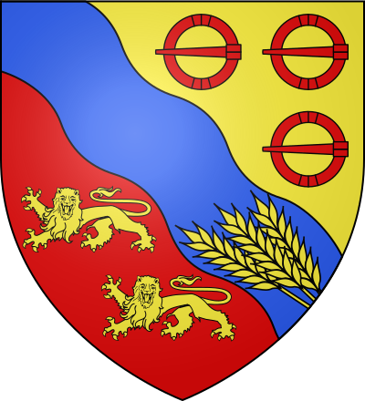 Blason de la commune Fontaine-la-Mallet