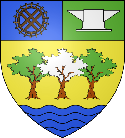 Blason de la commune La Hallotière