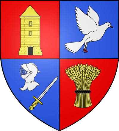 Blason de la commune Hermeville