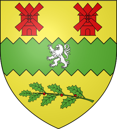 Blason de la commune La Houssaye-Béranger