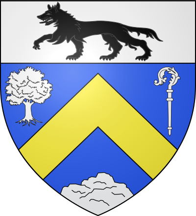 Blason de la commune Louvetot