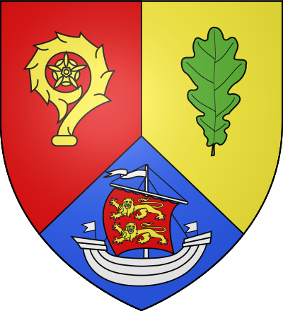 Blason de la commune Manneville-ès-Plains