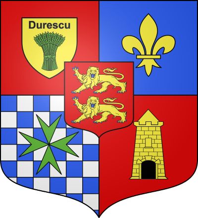 Blason de la commune Mesnil-Panneville