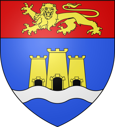 Blason de la commune Neuf-Marché