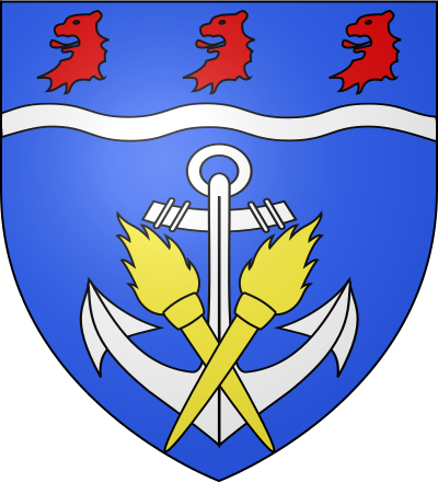 Blason de la commune Petit-Couronne