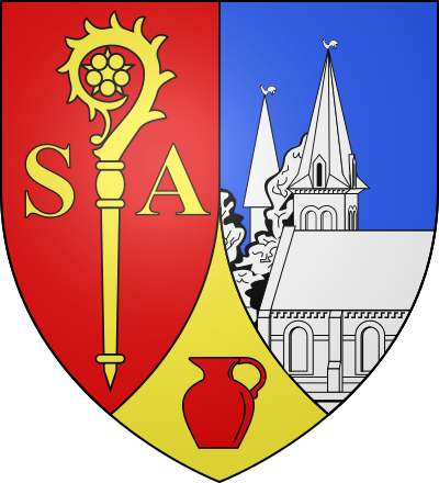 Blason de la commune Saint-Aubin-Celloville