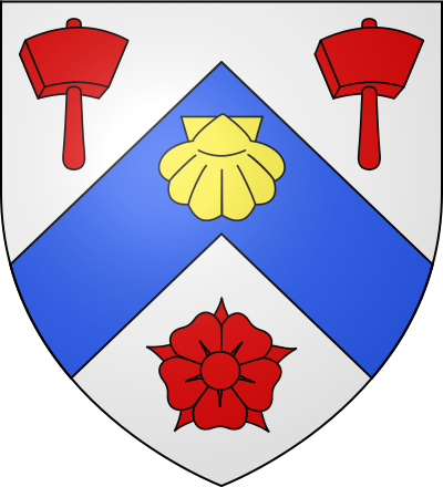Blason de la commune Saint-Aubin-de-Crétot