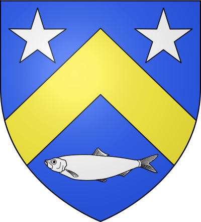 Blason de la commune Saint-Aubin-sur-Mer