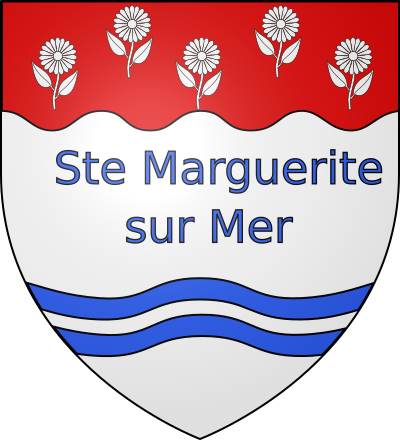 Blason de la commune Sainte-Marguerite-sur-Mer