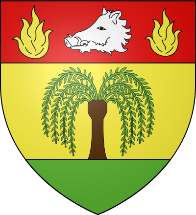 Blason de la commune Saussay