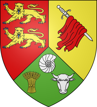 Blason de la commune Thiergeville