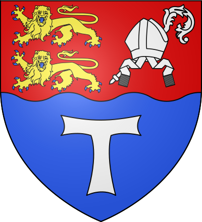 Blason de la commune Touffreville-sur-Eu