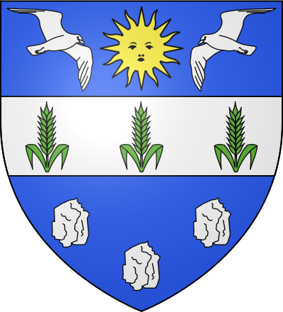 Blason de la commune Les Trois-Pierres