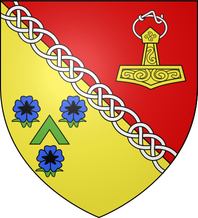 Blason de la commune Turretot