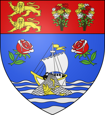 Blason de la commune Veules-les-Roses