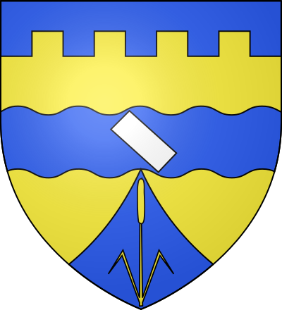 Blason de la commune Cannes-Écluse