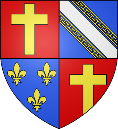 Blason de la commune Les Chapelles-Bourbon