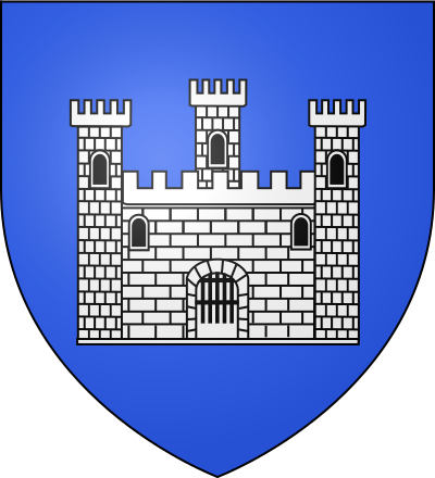 Blason de la commune Château-Landon