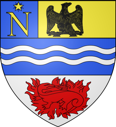 Blason de la commune Fontainebleau