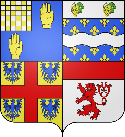 Blason de la commune Nanteuil-sur-Marne