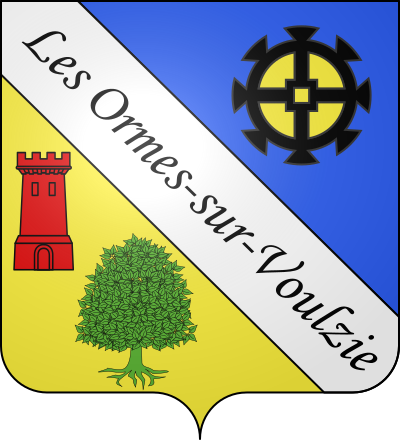 Blason de la commune Les Ormes-sur-Voulzie