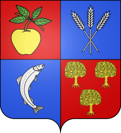 Blason de la commune Saint-Augustin