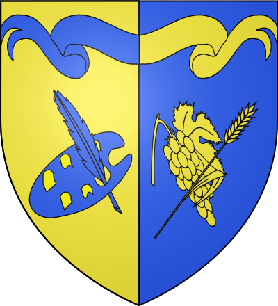 Blason de la commune Saint-Cyr-sur-Morin