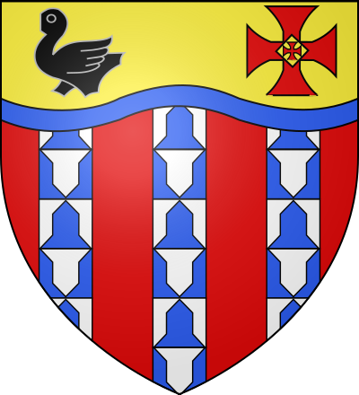 Blason de la commune Saint-Jean-les-Deux-Jumeaux