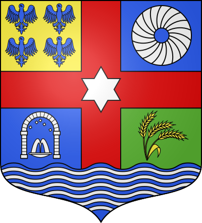 Blason de la commune Saint-Ouen-sur-Morin