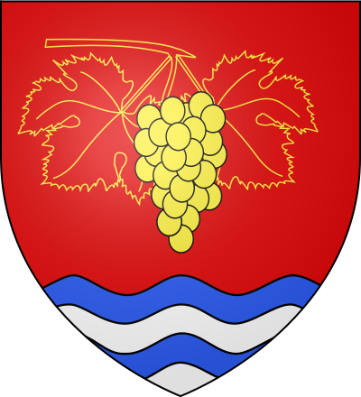 Blason de la commune Thomery