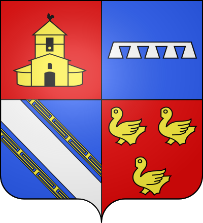Blason de la commune Villeneuve-le-Comte