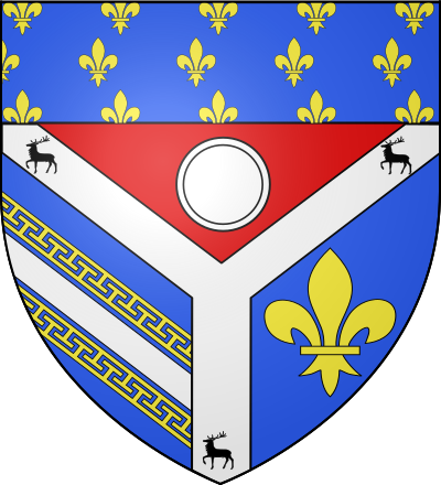 Blason de la commune Villeneuve-Saint-Denis